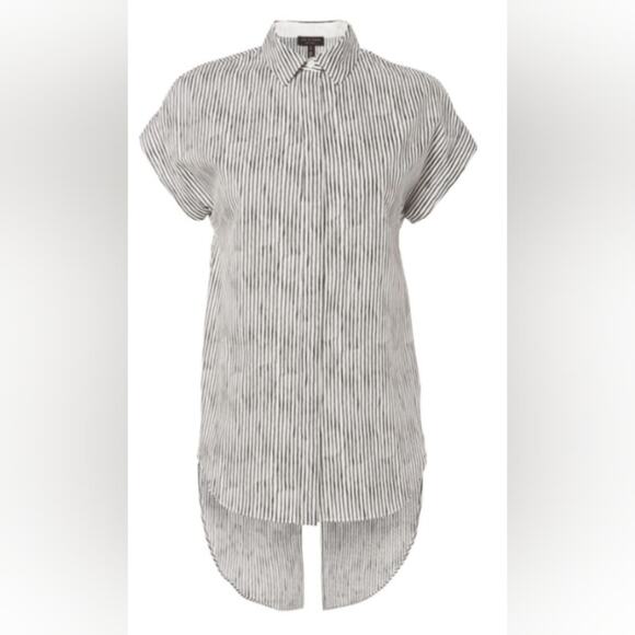 Rag and Bone Ara Tie back short sleeved blouse. Size M - Picture 1 of 10